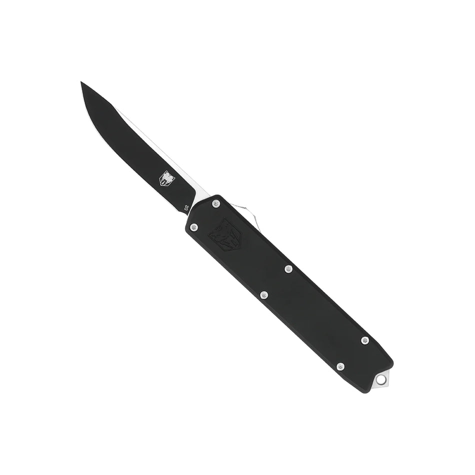 CoBRATec Dominator Medium Black OTF Automatic Knife