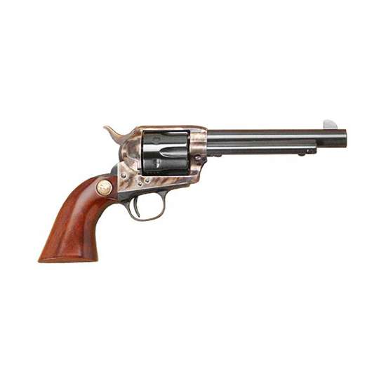 Cimarron Model P 5.5" .44-40 WCF Single-Action Revolver, Blued Finish, Walnut Grip