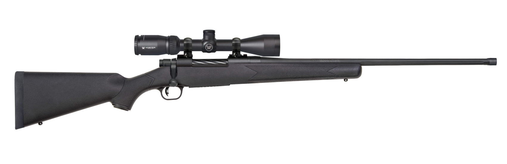 MOSSBERG PATRIOT 7MM REM MAG 24" BLK VRTX 3-9X40 3RD