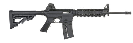 Mossberg 715T Flat Top Tactical 22LR Rifle, Adjustable Sights, Black