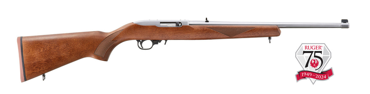 Ruger 10/22 Sporter 75th Anniversary .22LR Rifle, Walnut Stock