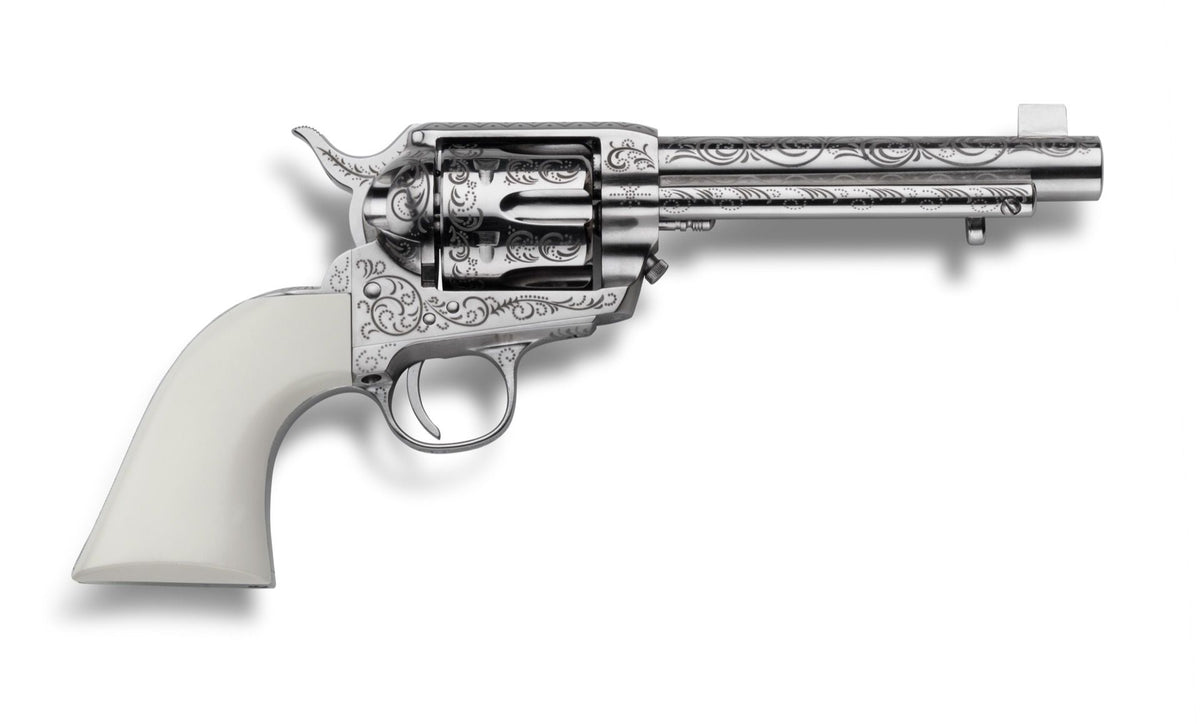 Cimarron Bat Masterson Frontier .45 Colt (LC) 5.5" Laser-Engraved Revolver