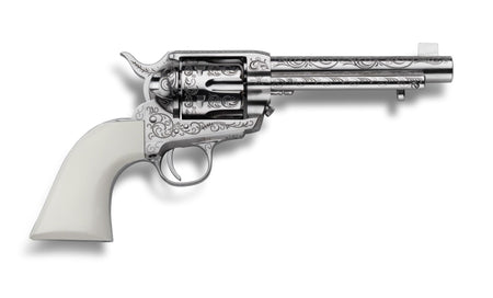 Cimarron Bat Masterson Frontier .45 Colt (LC) 5.5" Laser-Engraved Revolver