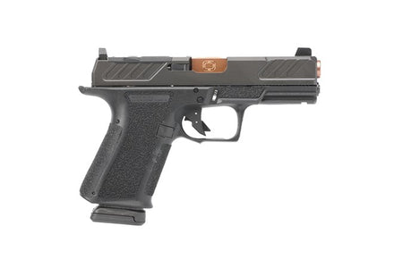 Shadow Systems MR920 9mm Black Foundation Pistol, Unthreaded Bronze Barrel, 15rd