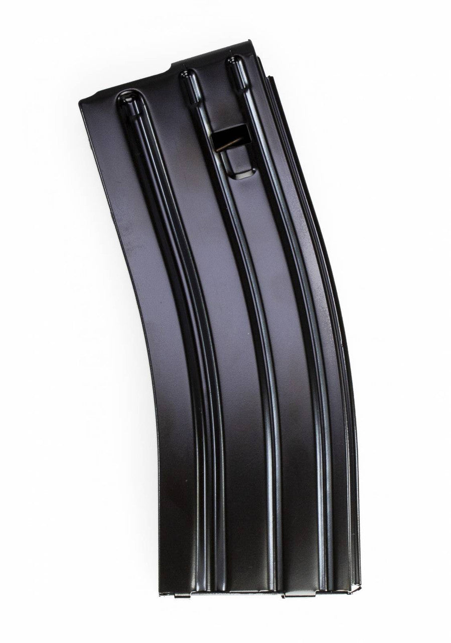 AR-15 5.56 30rd Black Steel Mag with Gray Follower