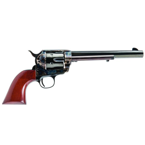Cimarron El Malo .357/.38 Special 7.5" Revolver, Color Case Hardened Frame, Walnut Grip