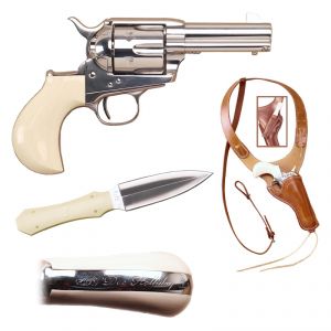Cimarron Doc Holliday Thunderer .45 LC 3.5" Stainless Revolver