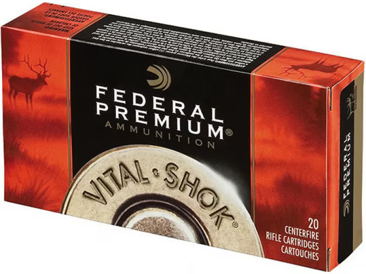 Federal .260 Remington Rifle Ammo VITAL SHOK Hunting Medium Game Nosler Ballistic Tip PolyTip 120 grain 