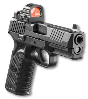 FN 510 MRD Black 10mm Pistol w/ Holosun HS407C, 4.1" Barrel, (2) 15rd Mags