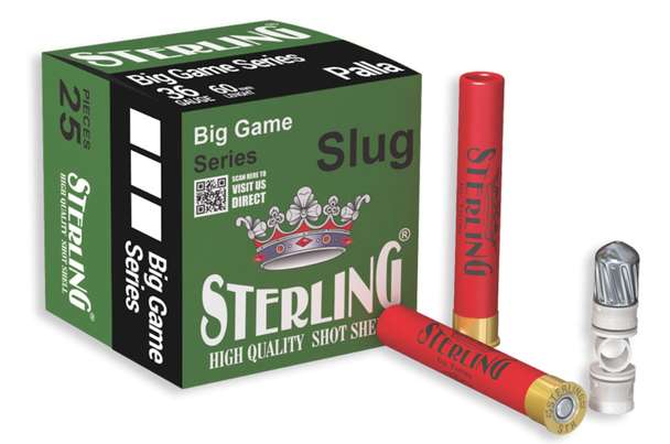 Sterling .410 Bore Shotgun Shells Exclusive Big Game Series Slug 1/2 oz 2.5 in