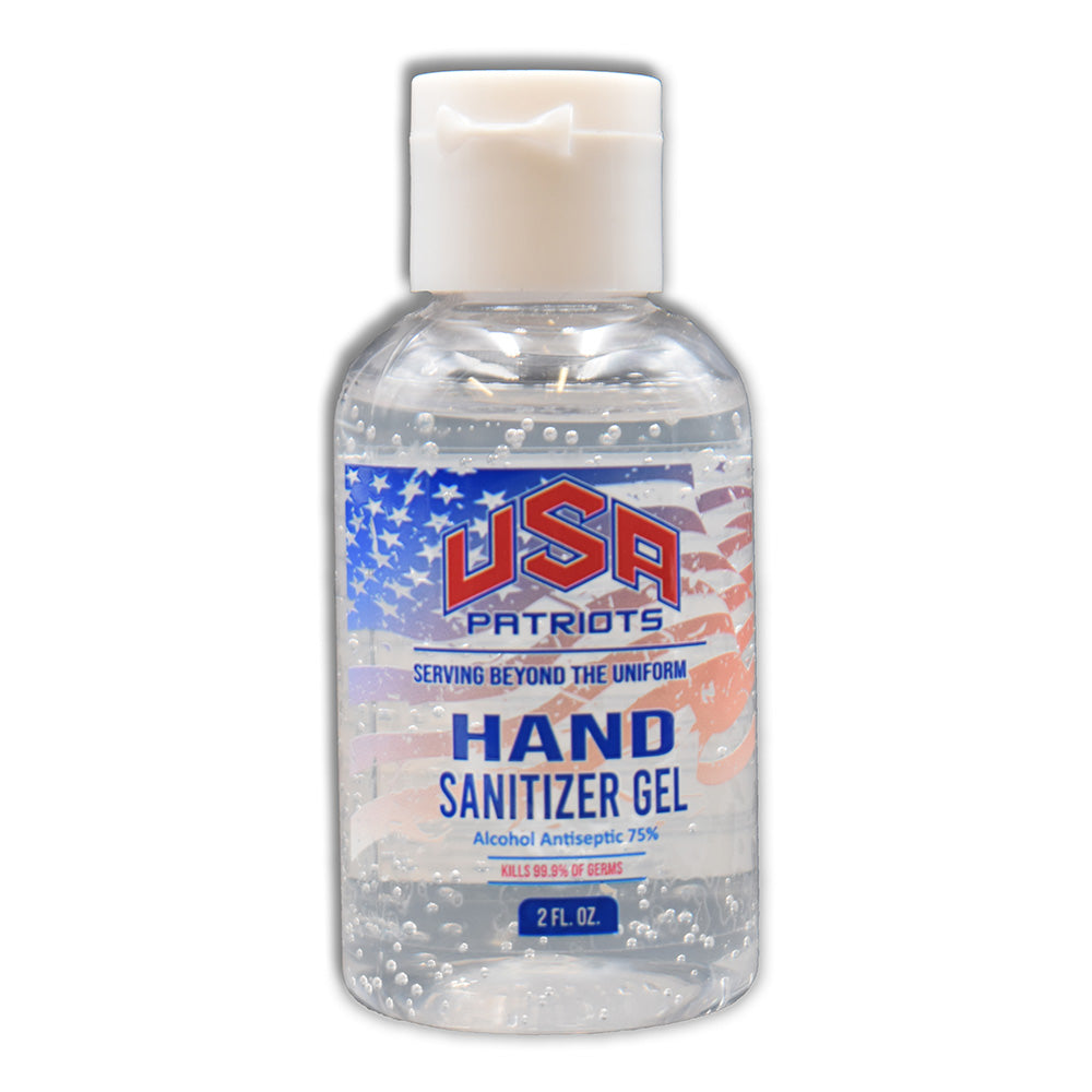USA Patriots 2oz Hand Sanitizer Gel (50-Count Case)