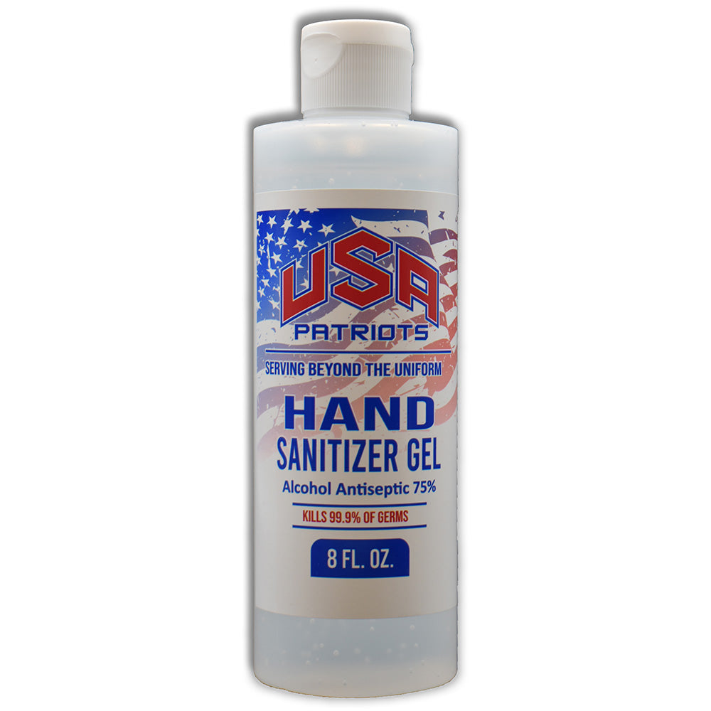 USA Patriots 8oz Hand Sanitizer Gel 12-Pack Case