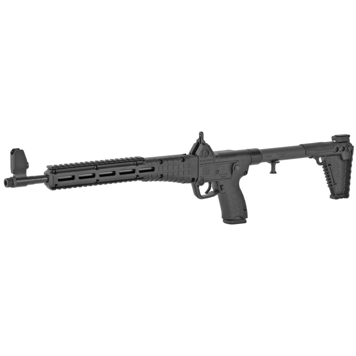 Kel-Tec Sub-2000 9mm Rifle, Blue Finish, Glock 19 Magazine Compatible, 15-Round Capacity