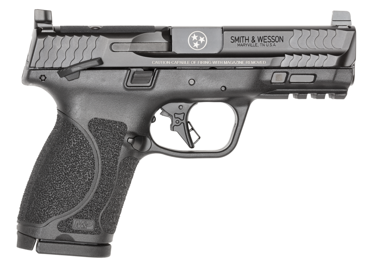 Smith & Wesson M&P9 M2.0 9mm 4" Barrel Optics Ready 2-17RD Pistol - TN Engraved Logo