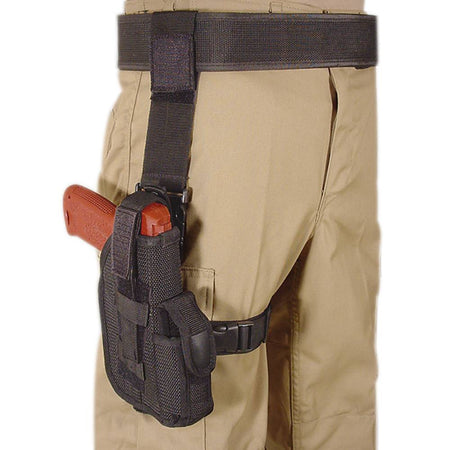 Voodoo Tactical RH Black Drop Leg Duty Holster