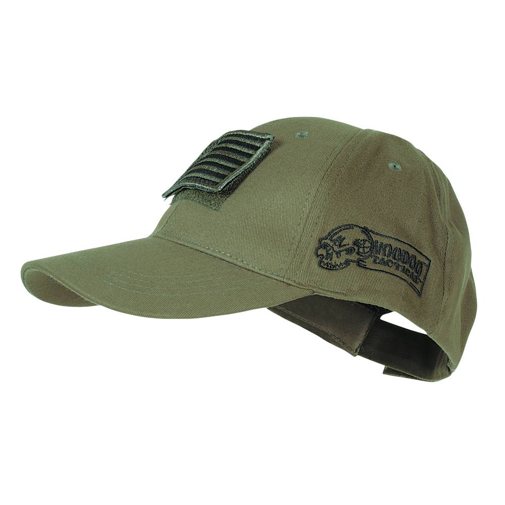 Voodoo Tactical OD Cap with Removable Flag Patch