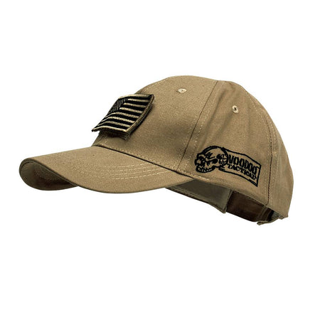 Voodoo Tactical Coyote Cap Featuring Removable Flag Patch