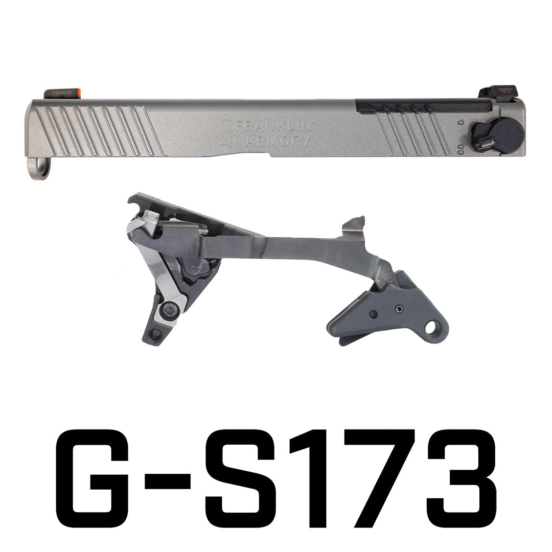 Franklin Armory Binary Trigger Kit Glock 17 G3 Titanium Slide