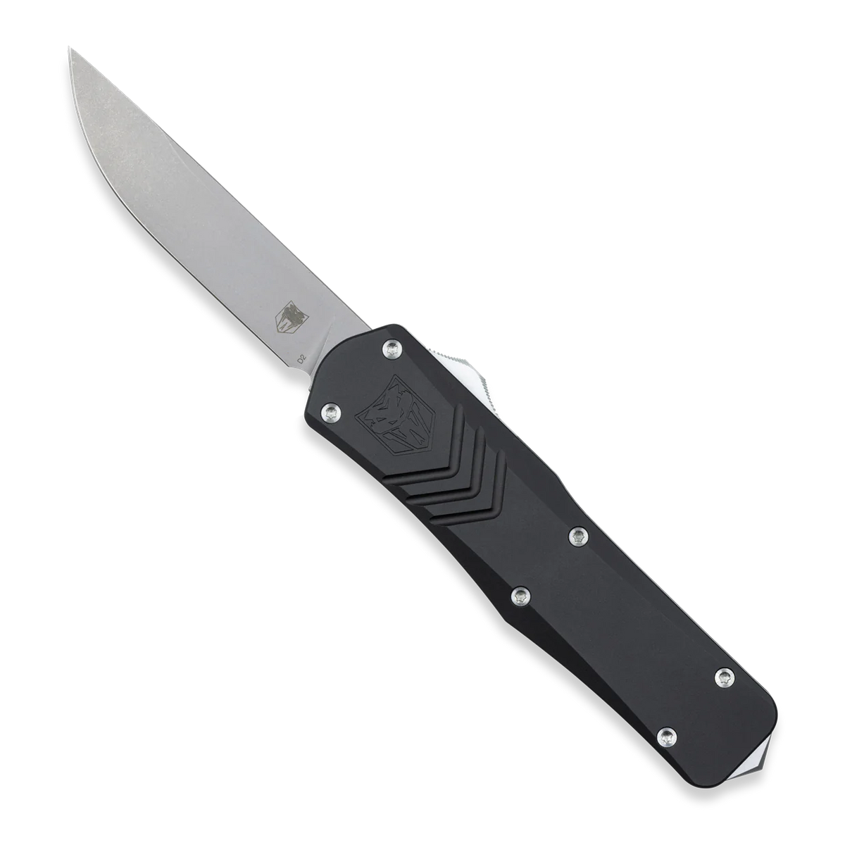CobraTec Med FS-X Gen 2 Black Drop Non-Serrated OTF Knife