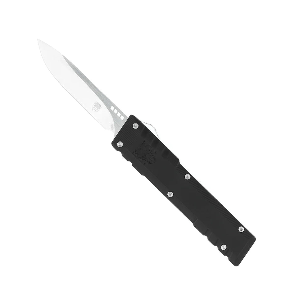 CobraTec Gentleman's Gen 2 Black OTF Drop Point Knife Non-Serrated