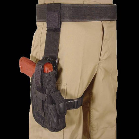 Voodoo Tactical LH Black Drop Leg Duty Holster