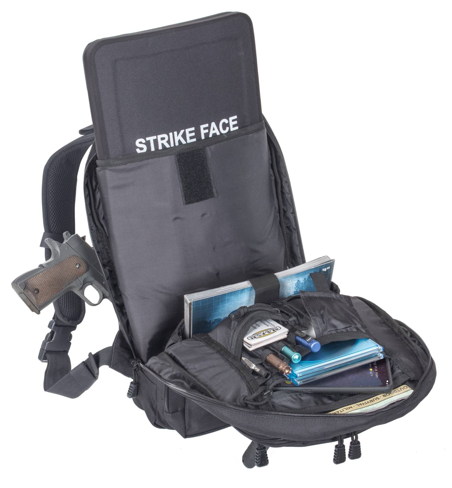 VOODOO TACTICAL Deluxe Discreet Travel Bag in Black