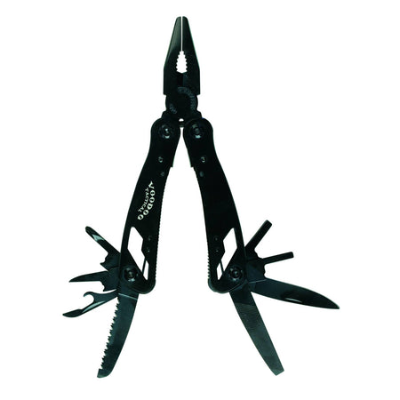 Voodoo Tactical Black Folding Multi-Tool Stainless Steel
