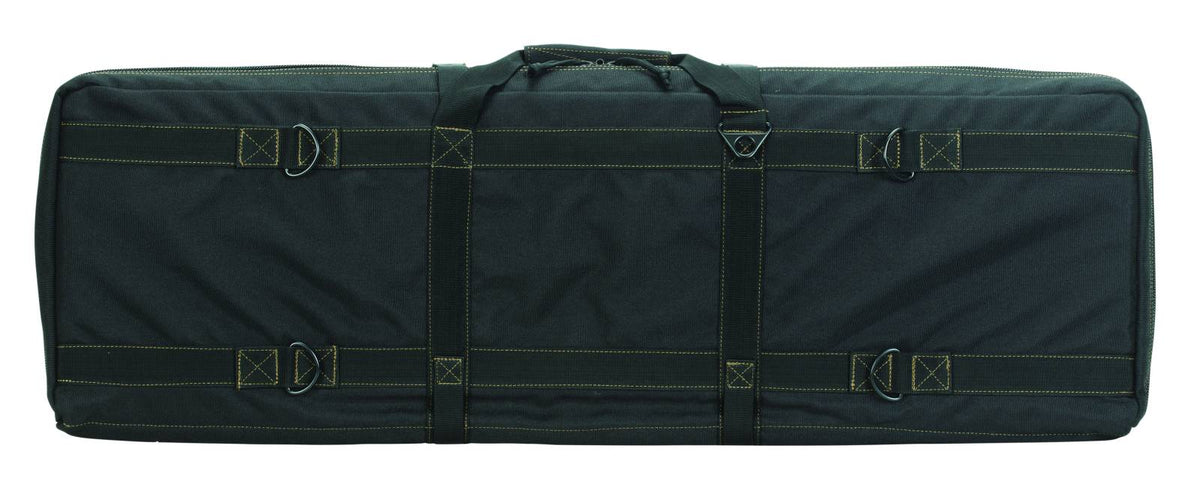 Voodoo Tactical 36" MOLLE Padded Weapons Case (Black with Coyote)