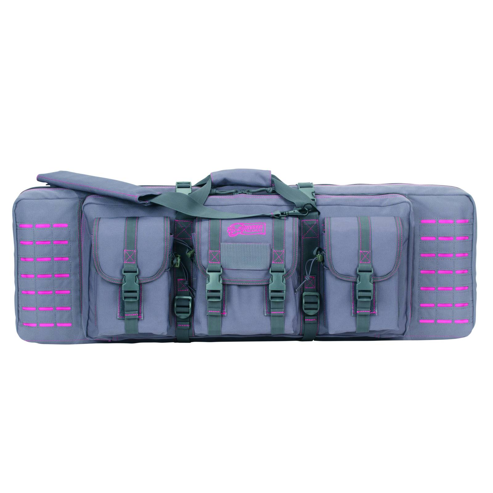 Voodoo Tactical 36" MOLLE Padded Weapons Case (Black with Pink)