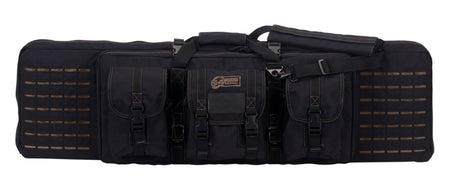 Voodoo Tactical 42" MOLLE Padded Weapons Case (Black with Coyote)