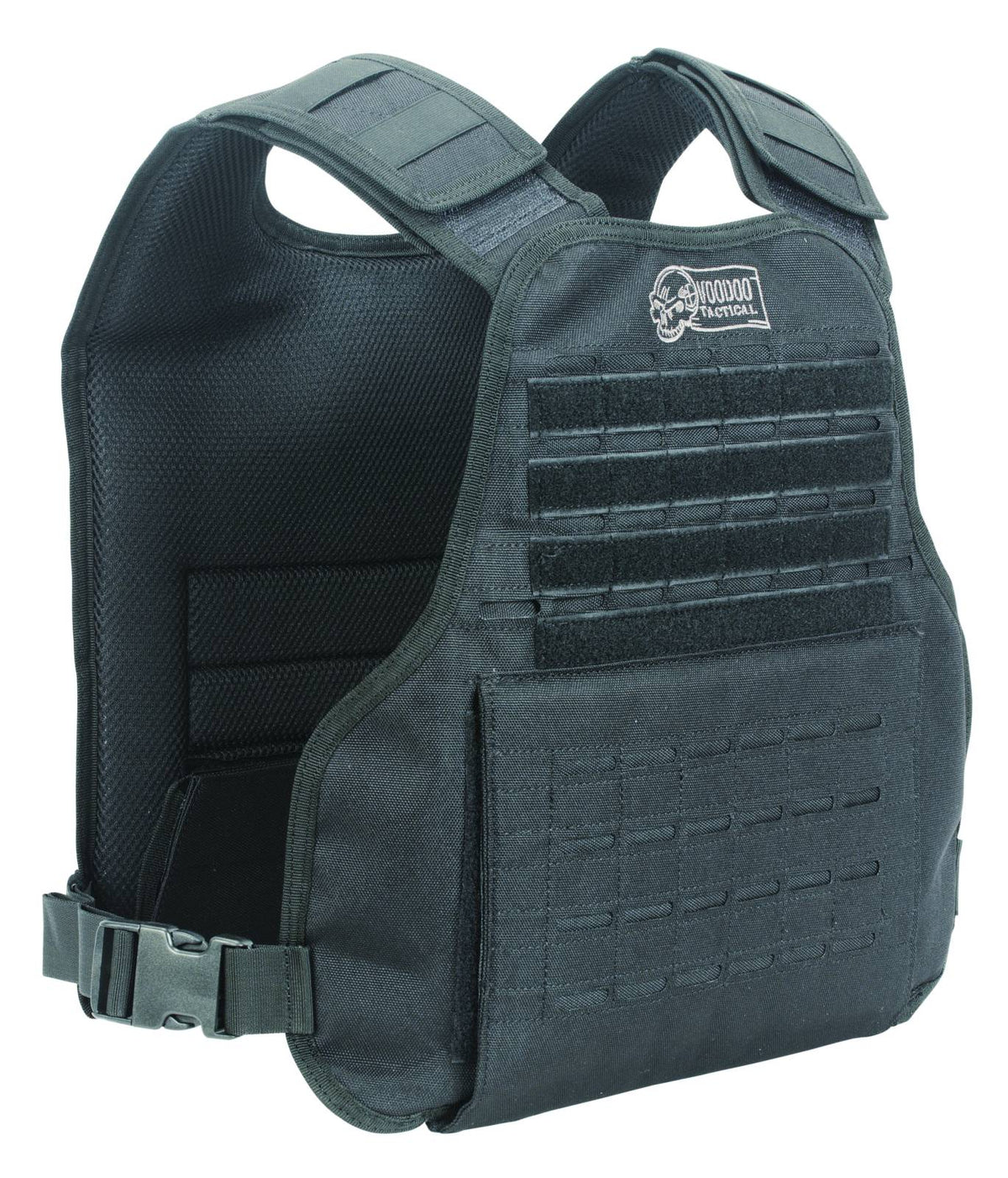Voodoo Tactical Black Lightweight Plate Carrier (3XL-5XL)