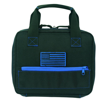 Voodoo Tactical Pistol Case Custom Series Black/Blue