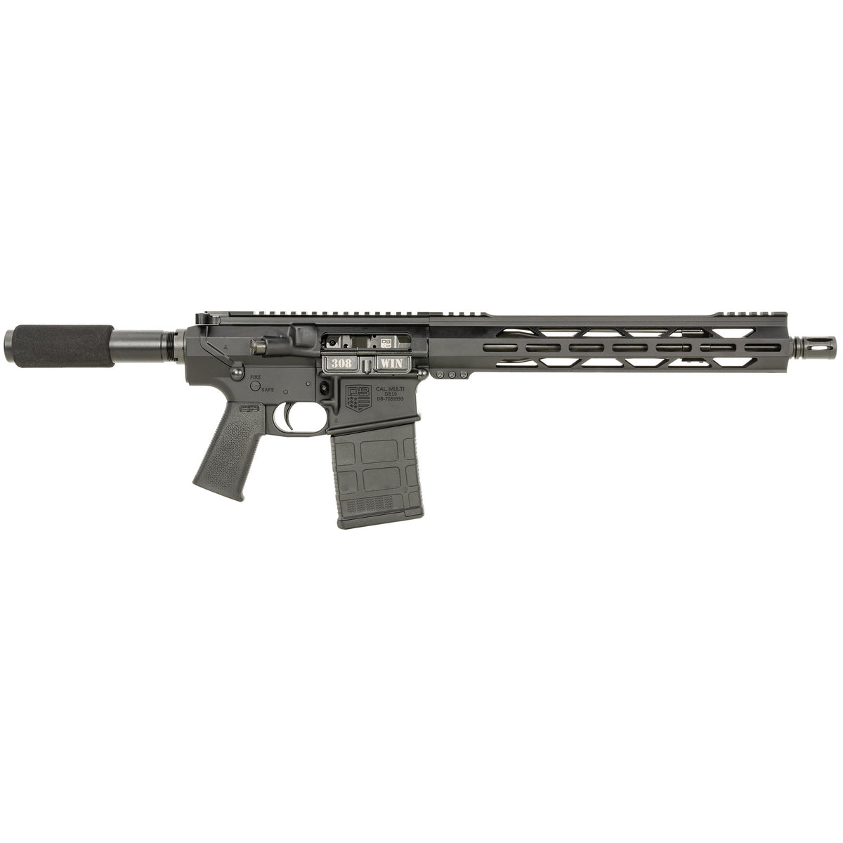 Diamondback DB10 .308 Win 13.5" Black Pistol, 13" M-LOK Handguard, 20-Round Capacity