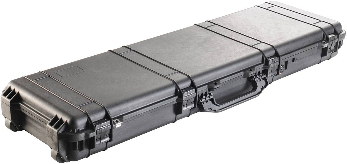 Pelican 1750 OD Green Long Hard Case with Foam 53x16x6 Rolling