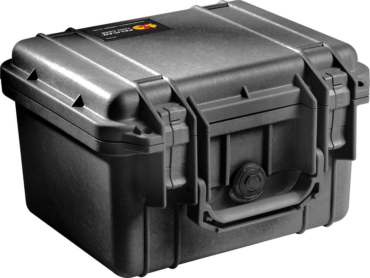 Pelican 1300 Black Foam-Lined Hard Shell Case