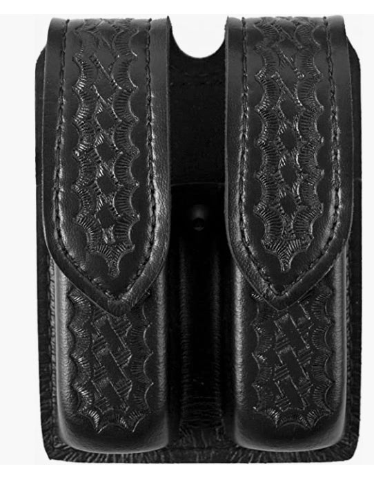 Safariland 77 DBL Glock Mag Holder w/ Hidden Snap Black