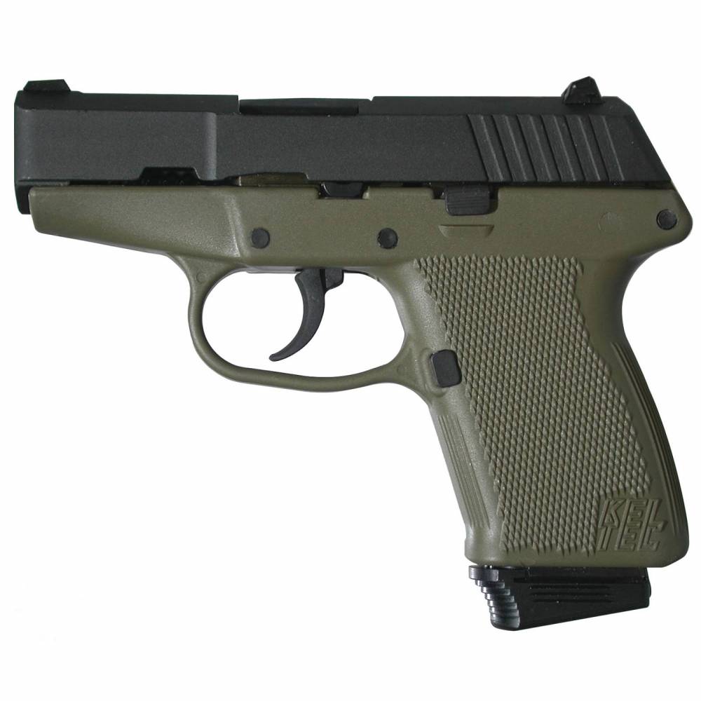 Kel-Tec P11 9mm Pistol - Green/Black Grip (Blemished)