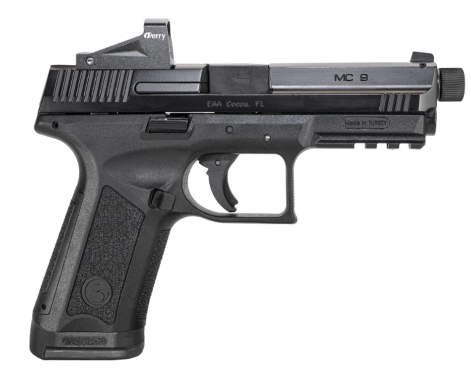 EAA GIRSAN MC9 9mm Pistol, 4.6" Barrel, with Optic