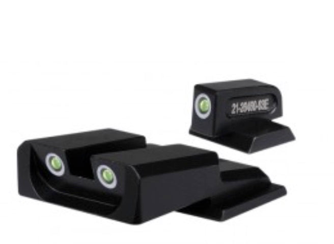 Dead Ringer Tritium Night Sights Glock 42/43 Green/Green Front & Rear Bulk Pack (50)