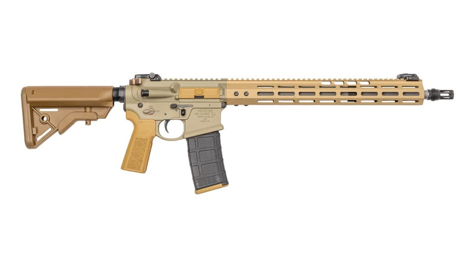 Noveske 5.56 16" M4 Barrel Rifle - FDE Cerakote, 15" M-Lok Rail, 30rd PMAG
