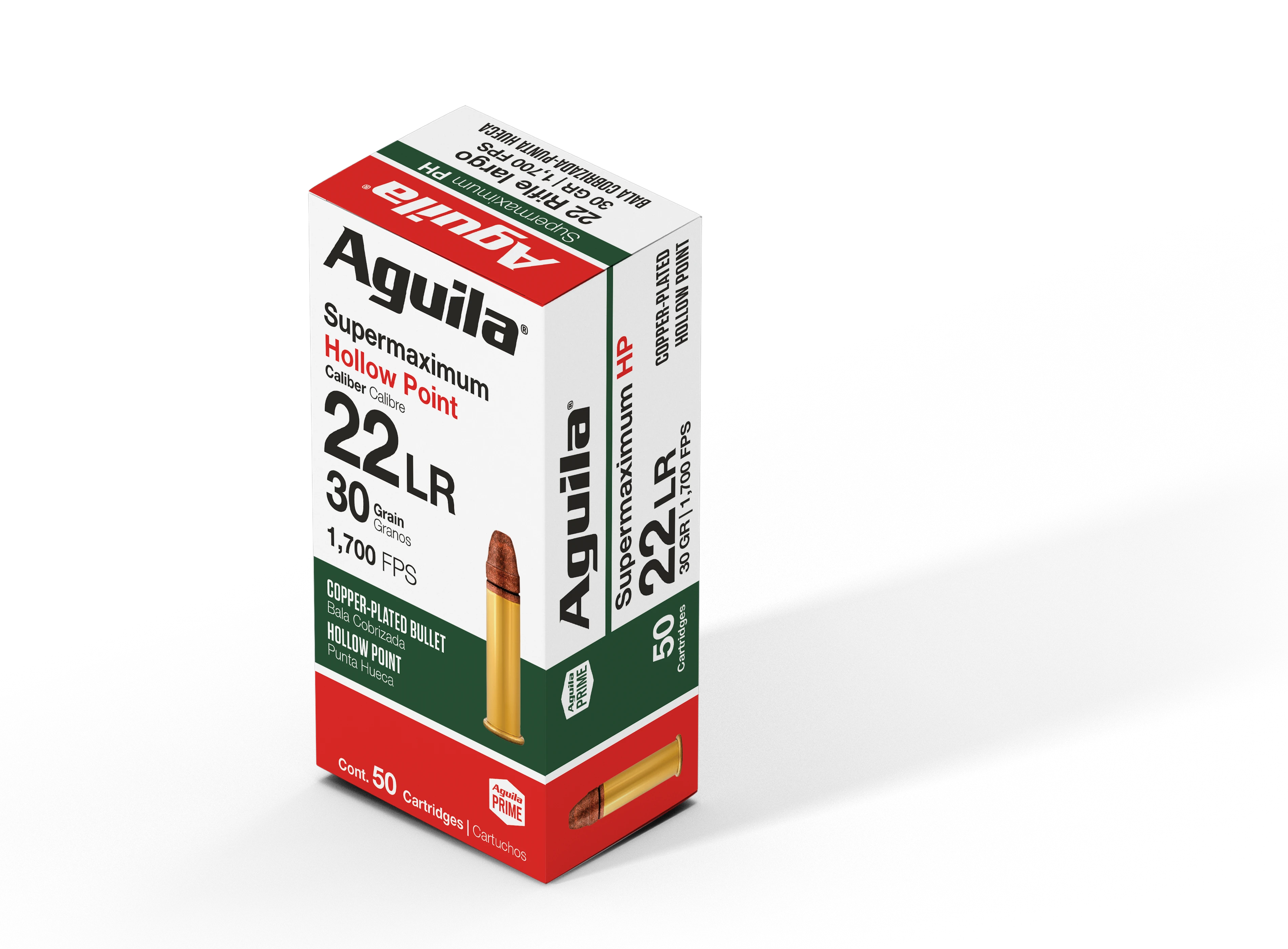 Aguila .22 Long Rifle 1B220297 Supermaximum Hollow Point HP 30 Grain
