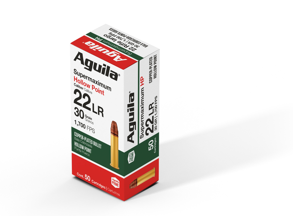 Aguila .22 Long Rifle 1B220297 Supermaximum Hollow Point HP 30 Grain