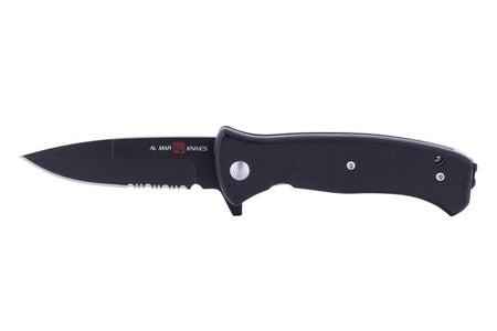 Al Mar Mini SERE 2020 Night 3 In D2 Blade Black Combo Edge G-Series Handle