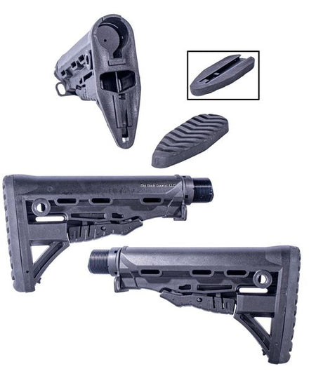 ATI SR-1 AR Buttstock Kit with Milspec Buffer Tube and Castle Nut