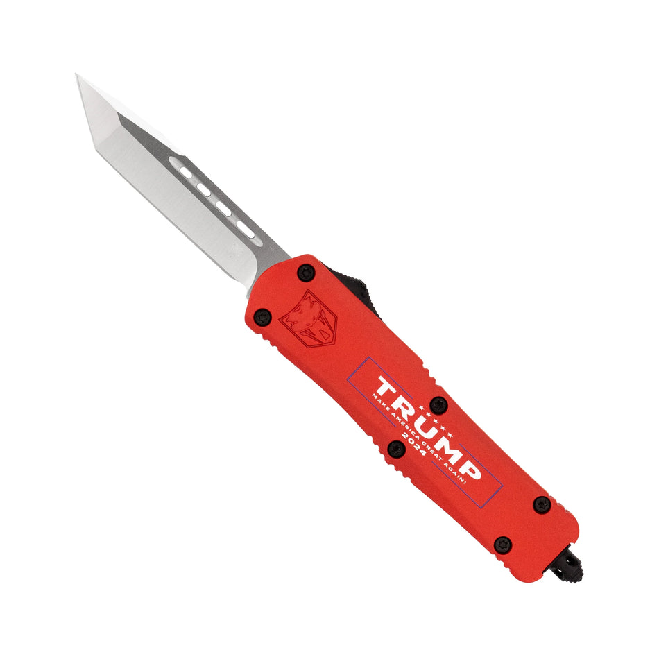 CobraTec FS-3 Medium Trump 2024 Red Tanto Plain Edge Knife