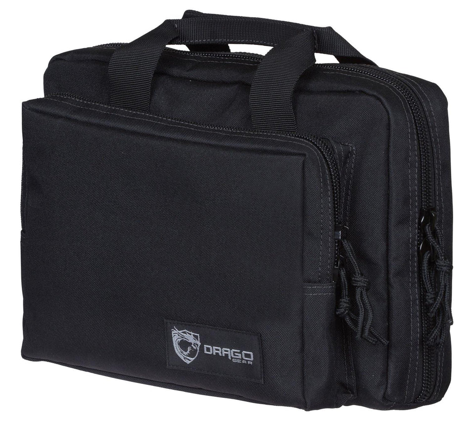 Drago Pro Gear Black Double Pistol Carry Case