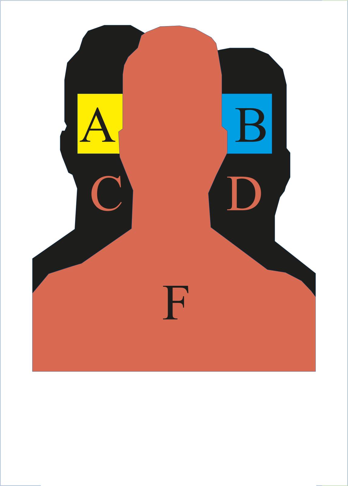ROMTES SCT Tact Ruben 6Z Type E Size E Shooting Target