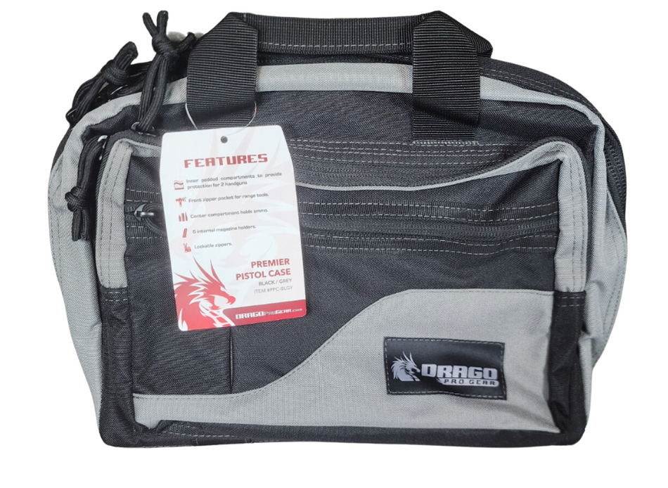 Drago Pro Gear Black Premier Pistol Carry Case