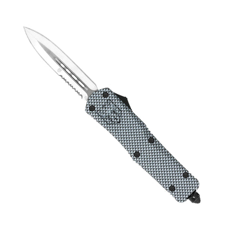 CobraTec FS-3 Large Carbon Dagger Out-the-Front Knife Single Side Serrated