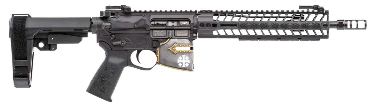 Spike's Tactical Rare Breed Crusader 11.5" 5.56 Pistol - 10" M-LOK, SB3 Brace, R2